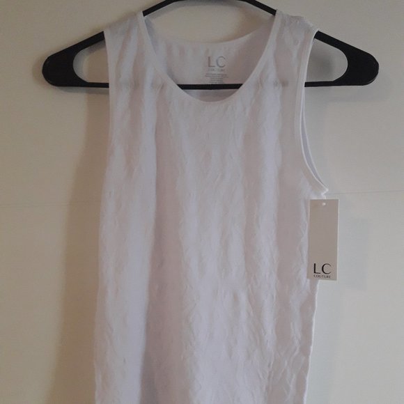 LC Couture sleeveless top. Size: Small. New with tags - white - Picture 2 of 8